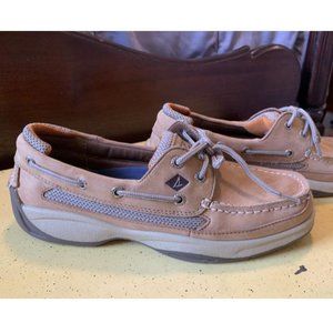 Sperry top-sider size 7 mens leather boat shoes